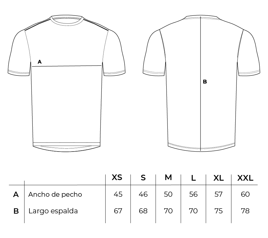 900x800 - Guía de talles